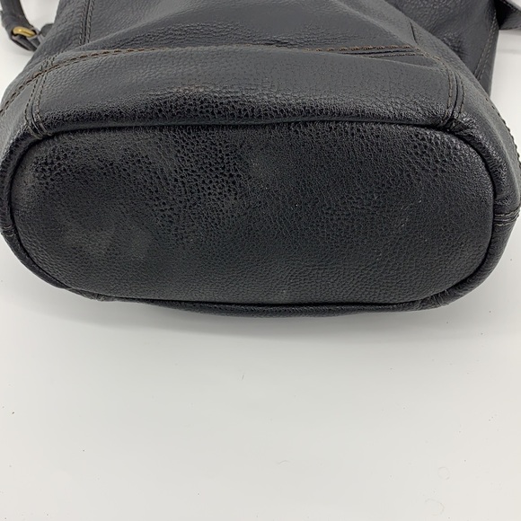 THE SAK Black Pebbled Leather Shoulder Bag - Picture 6 of 12